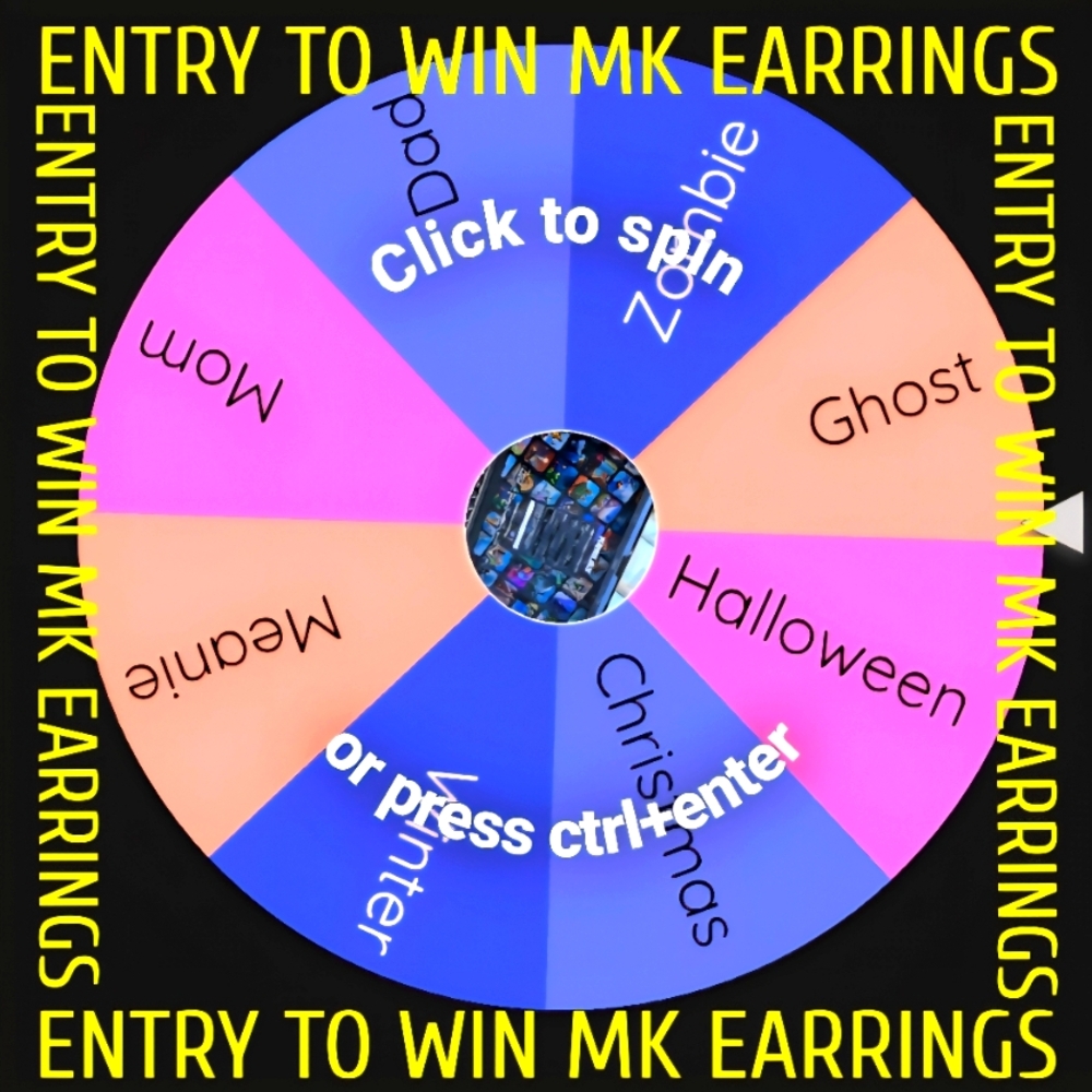 PURCHASE FOR ENTRY TO WIN FREE MK EARRINGS